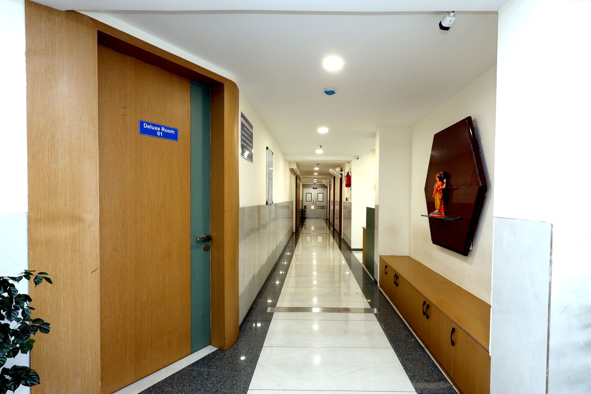 Modern Hospital Corridor